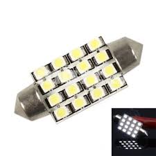 CAR INTERIOR LIGHT LED BULB 16 LED 41MM